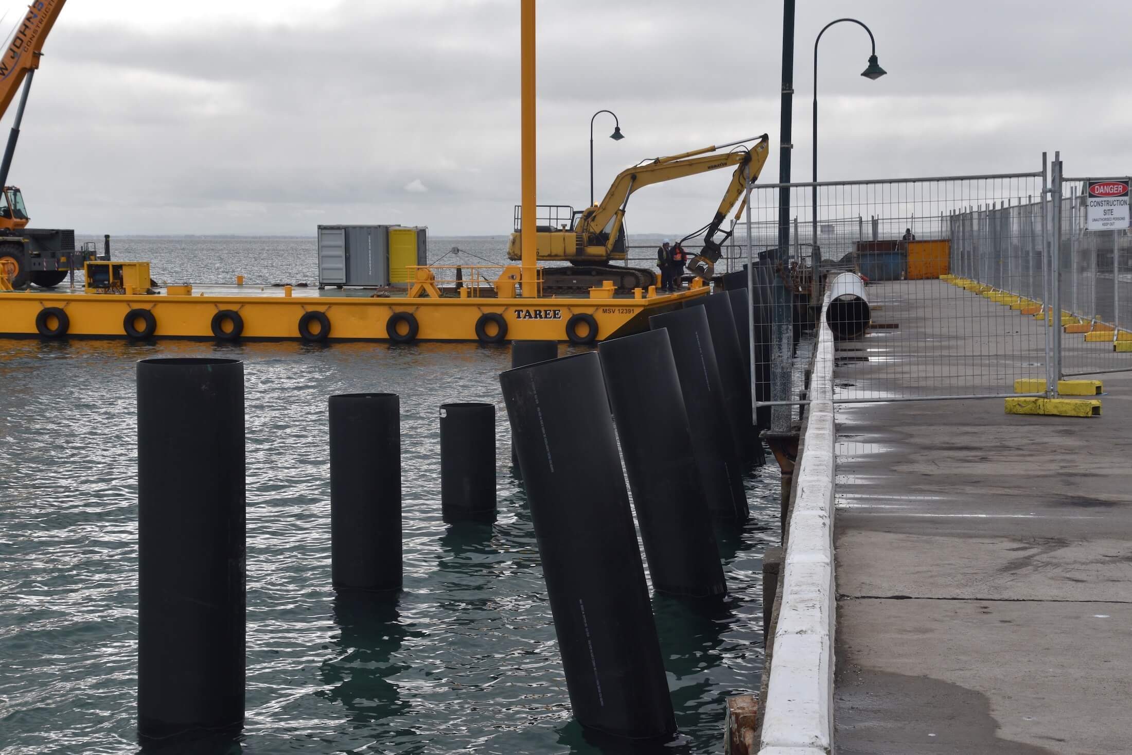 Construction of a Safe Habour Portarlington Stage 3 Parks Victoria Works